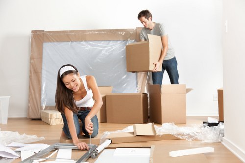 Office relocation team planning a Shoreditch business move