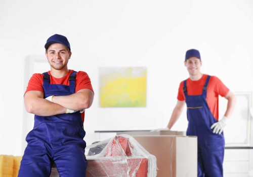 Moving van service operating in Shoreditch street with local property access