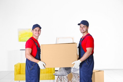 Shoreditch removals team handling flat access and loading challenges