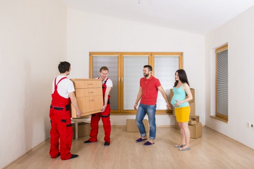 Office and studio removals in Shoreditch using a van service