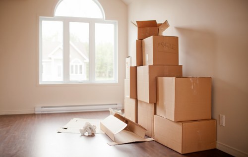 Local removal van supporting a house move near Shoreditch and surrounding East London areas