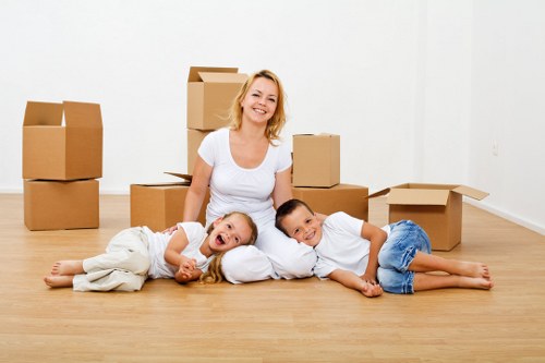 Careful handling of desks and equipment during a Shoreditch office relocation