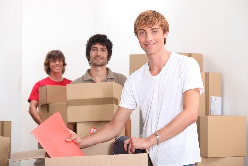 Commercial moving van for offices and creative businesses in Shoreditch